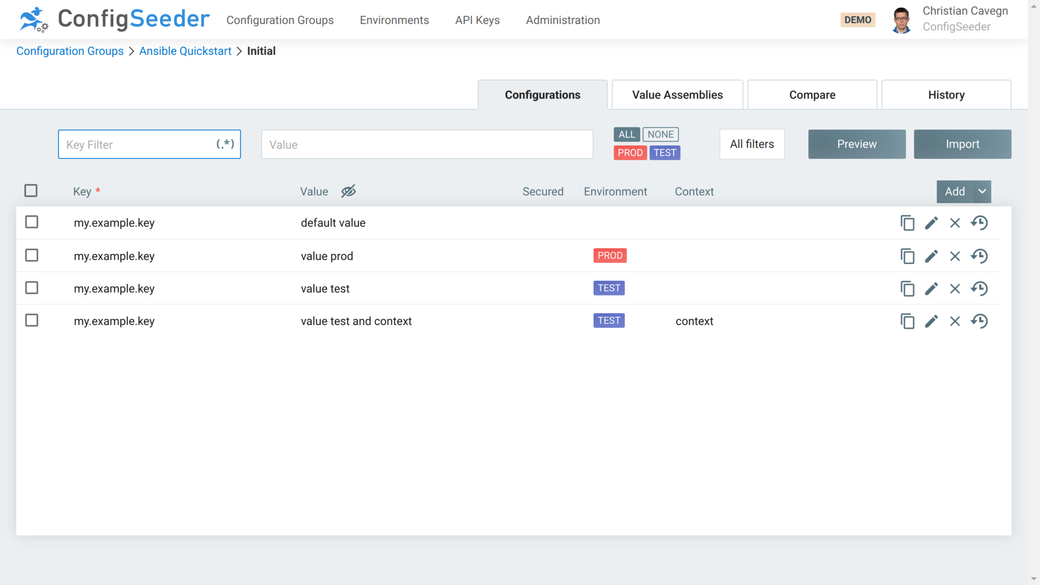 Ansible Configuration Management Lookup Plugin ConfigSeeder